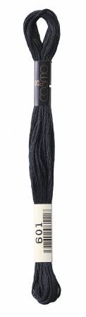 Cosmo Cotton Embroidery Floss 601 Black