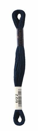 Cosmo Cotton Embroidery Floss 602 Black