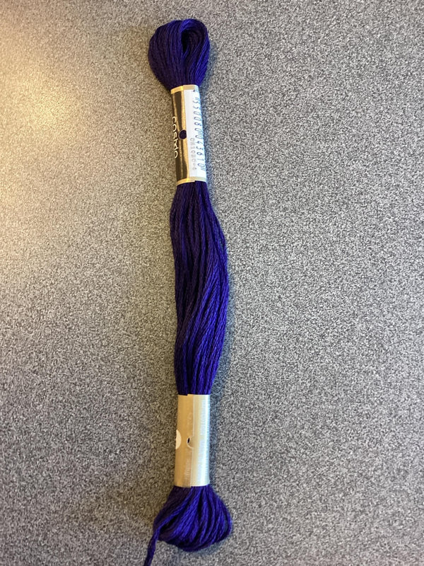 Cosmo Cotton Embroidery Floss 669A Dark Grayish Violet