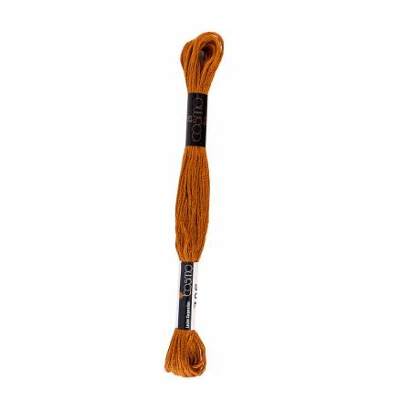 Cosmo Cotton Embroidery Floss 706 Dark Dull Yellow