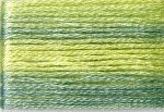 Cosmo Seasons Variegated Floss 8014 Greens