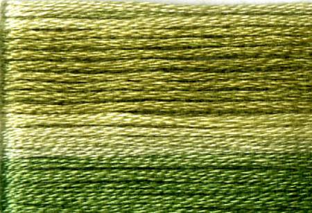Cosmo Seasons Variegated Floss 8016 Dark Greens