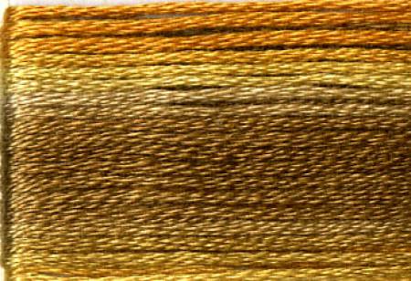 Cosmo Seasons Variegated Floss 8034 Browns/Orange