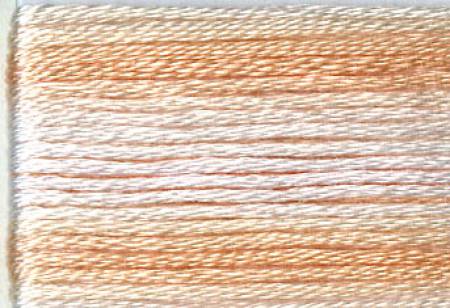 Cosmo Seasons Variegated Floss 8045 Pale Peaches