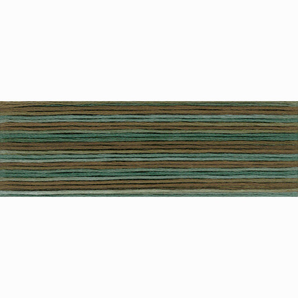 Cosmo Seasons Variegated Floss 8050 Dark Blues/Browns