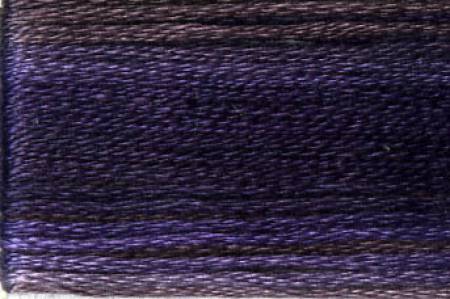 Cosmo Seasons Variegated Floss 8069 Dark Purples