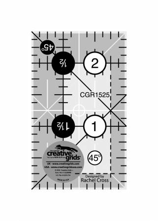 Creative Grids Quilt Ruler 1-1/2in x 2-1/2in