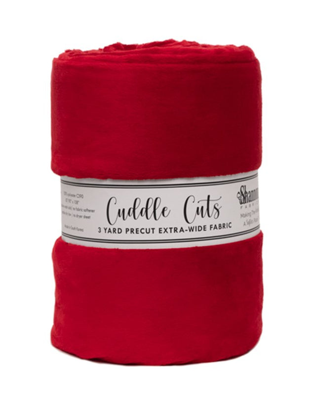 Cuddle Cuts Cardinal 3 Yard Wide
