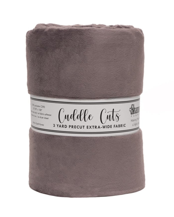 Cuddle Cuts Charcoal 3 Yard Wide