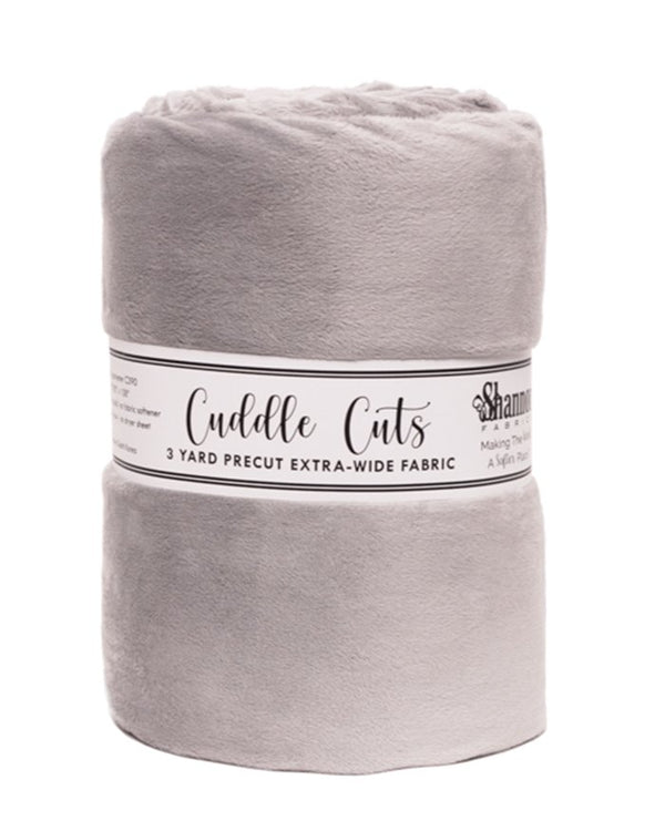 Cuddle Cuts Silver 3 Yard Wide