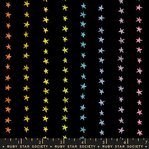 Daisy Days Multi On Black RS4175 18 Ruby Star#1