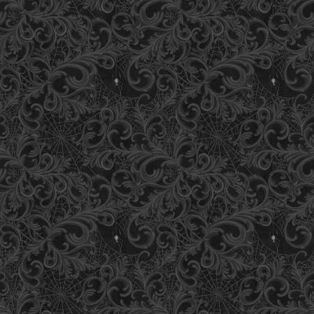 Dark Academia Scrolls and Webs Charcoal 806127