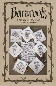 Days of the Week Stitchery