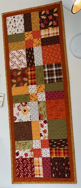 Disappearing Nine Patch Table Runner