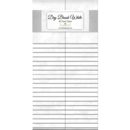 Dry Brush White 2 1/2" Strips