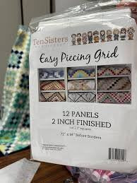 Easy Piecing Grid 2 inch Finished 12 Panels