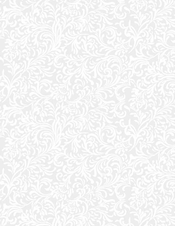 Essentials Embellishment White on White 6334