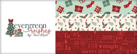 Evergreen Wishes 5in Squares