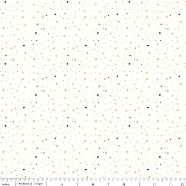 Love You to the Moon Flannel Stars Multi