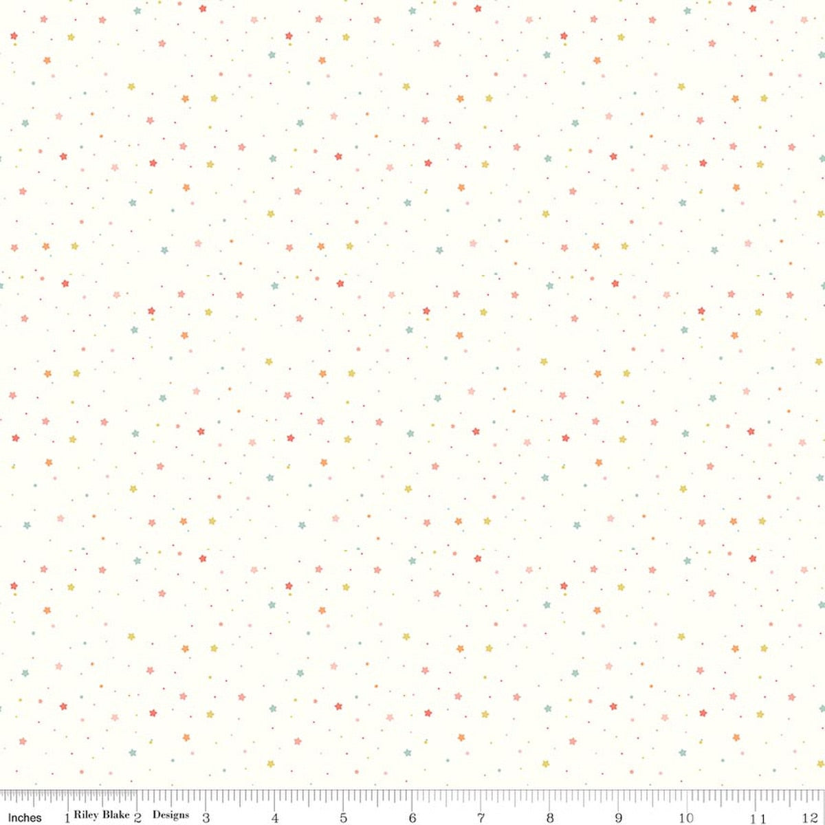 Love You to the Moon Flannel Stars White