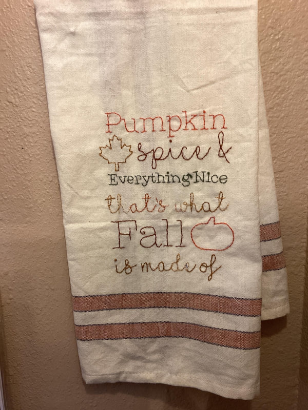 Fall Spice Embroidery Pattern