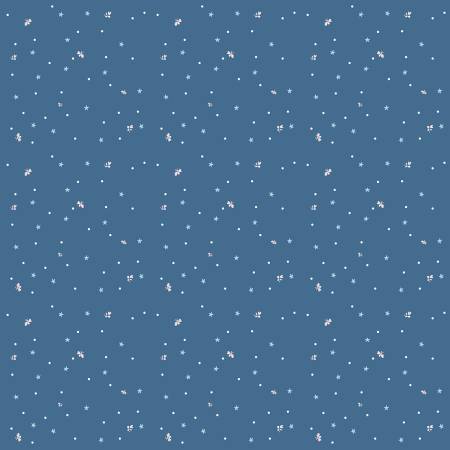 Firework Fields Fireflies Coastal Blue 6296