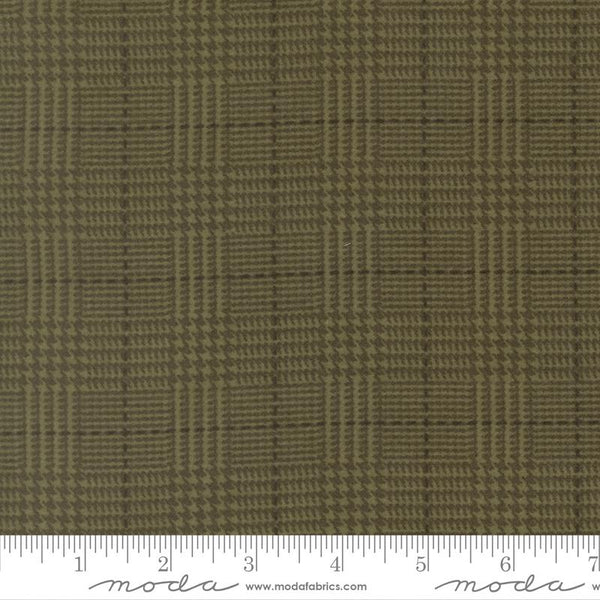 Flannel Gather Basics Evergreen 49341 12F Moda #1