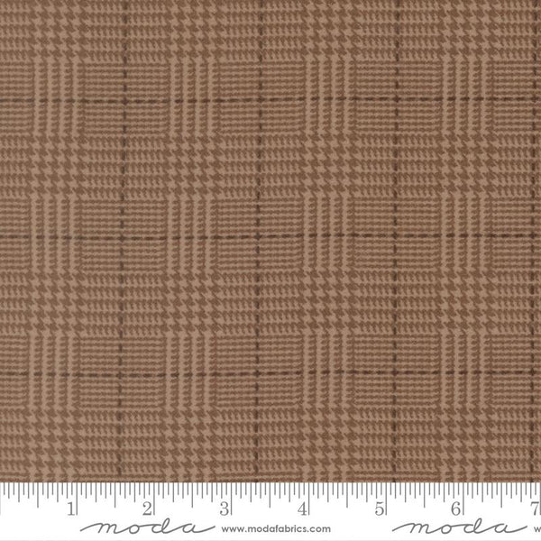Flannel Gather Basics Taupe 49341 17F Moda #1