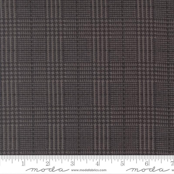 Flannel Gather Basics Titanium 49341 15F Moda #1