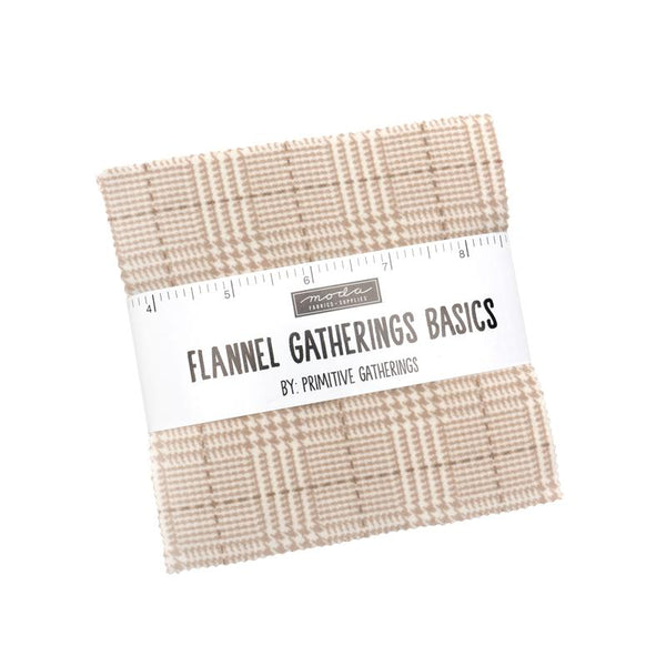Flannel Gatherings Basics Charm 49340PPF Moda Precuts#1