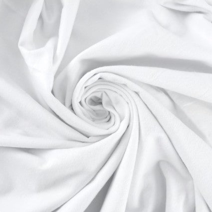 Flannel Solids White 5F126
