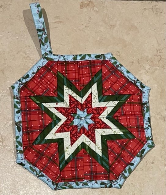 Folded Star Potholder Pattern