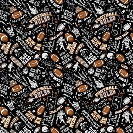 Football Rules Black 5602