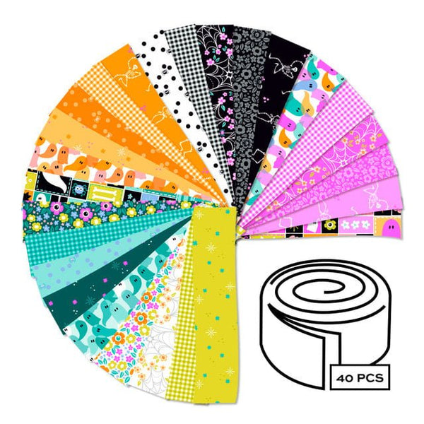 Ghostly Garden 2 1/2" Strips Jelly Roll