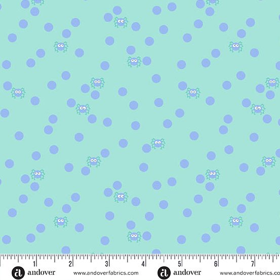 Ghostly Garden Spin and Spot Aqua 6283