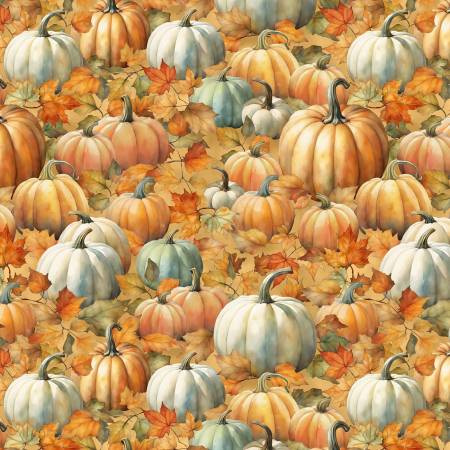 Glorious Fall Golden Tan Packed Pumpkins 805014