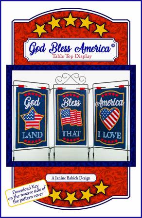 God Bless America Table Top Display