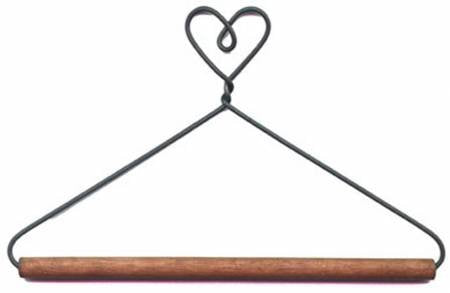 Hanger 6in Heart With Dowel