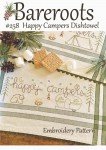 Happy Camper Embroidery Dishtowel Pattern