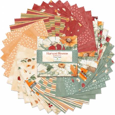 Harvest Blooms 5in Squares