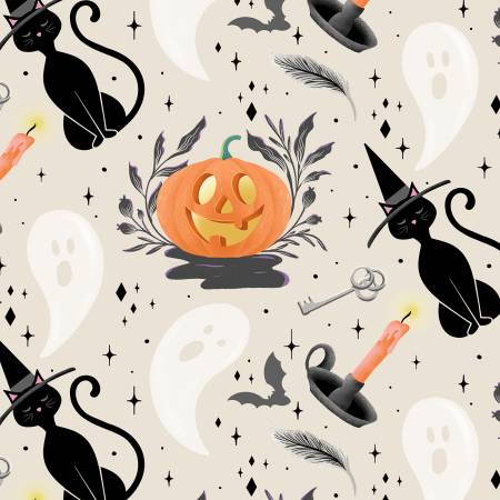 Hauntingly Yours Halloween Icons Cream 806213