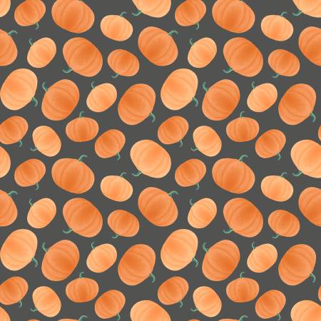 Hauntingly Yours Pumpkins Gray 806212