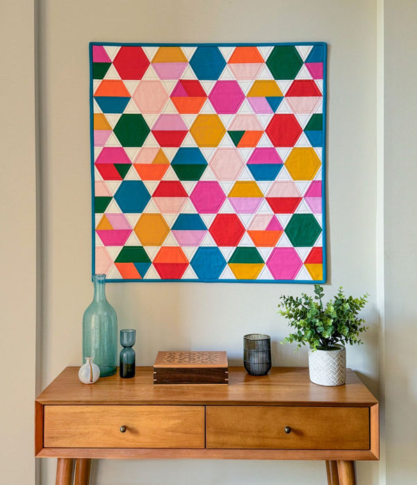 Hexie Fun Quilt Kit & 4-in-1 Hexi Ruler