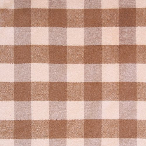 Highlands Flannel Buffalo Plaid Mini Mocha 6F107