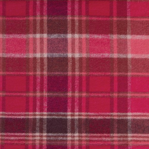 Highlands Flannel Chevron Plaid Cranberry 6F111
