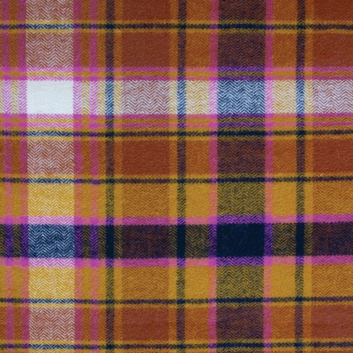 Highlands Flannel Chevron Plaid Toffee 6F113