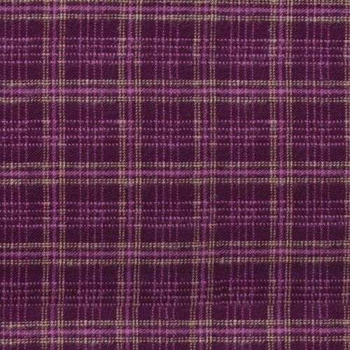Highlands Flannel Crosshatch Plaid Merlot 6F112