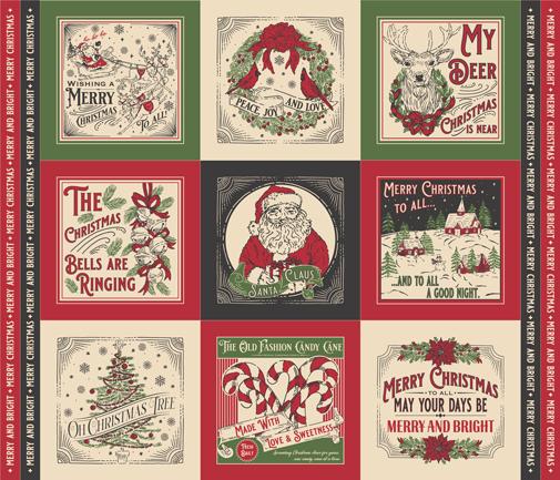 Holiday Cheer Panel Natural 806191