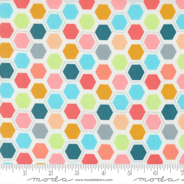 Honeyed Horizon Cloud Hexagons 6313