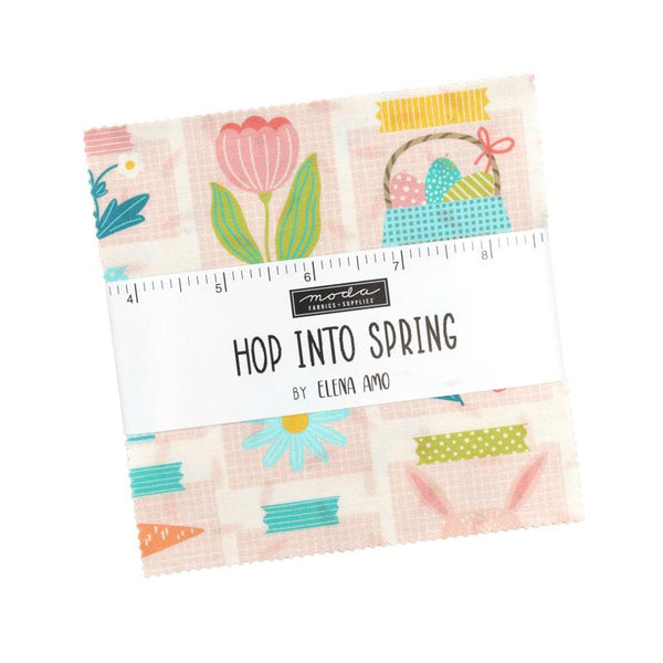 Hop Into Spring Charm Pack 39090PP Moda Precuts#1
